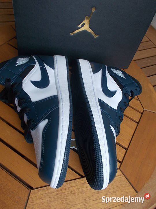 r 365 Nike JORDAN 1 Mid Armory Navy Dark Teal Obuwie sportowe Poznań