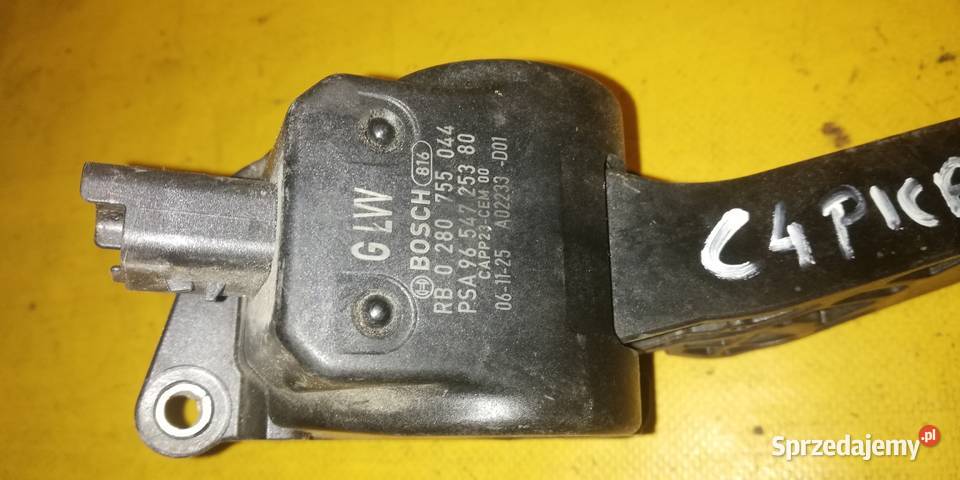 potencjometr gazu Citroen C4 Picasso 9654725380 Piotrków Trybunalski