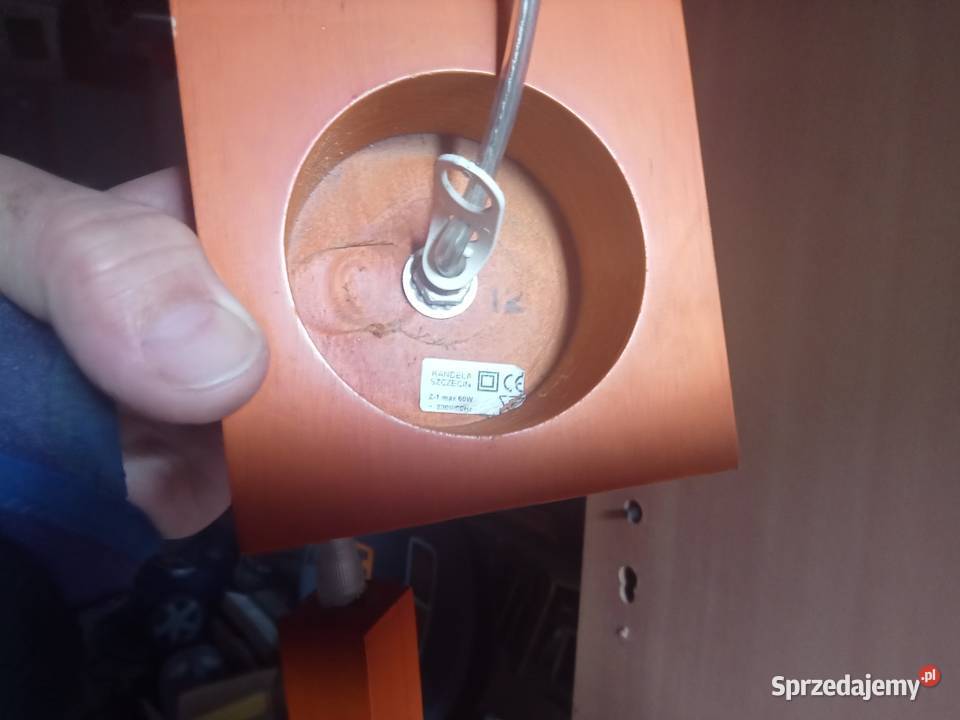 Lampa wisząca szklana Zabrze