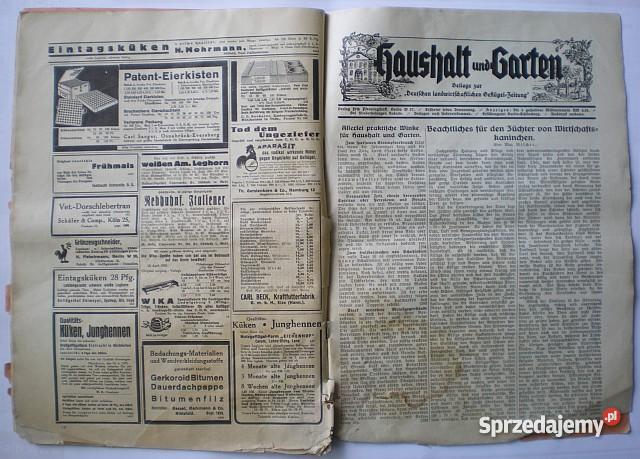 Geflugel Zeitung wydanie Berlin 18 maj 1933 r Antyki, Sztuka, Kolekcje Ostrów Wielkopolski