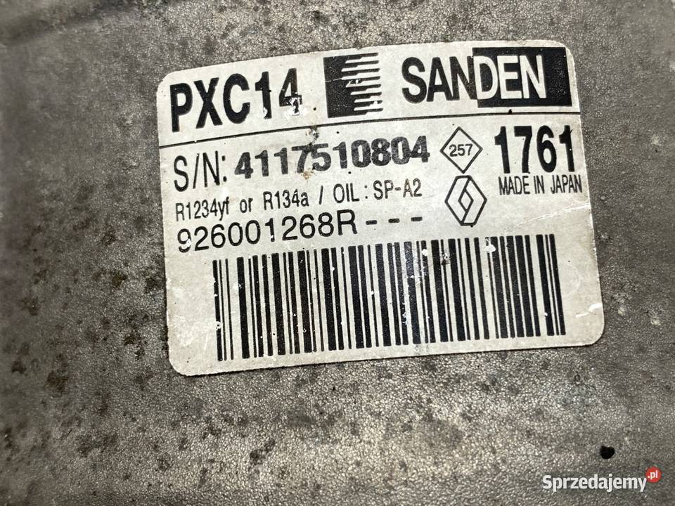 SPRĘŻARKA KLIMATYZACJI RENAULT MEGANE IV