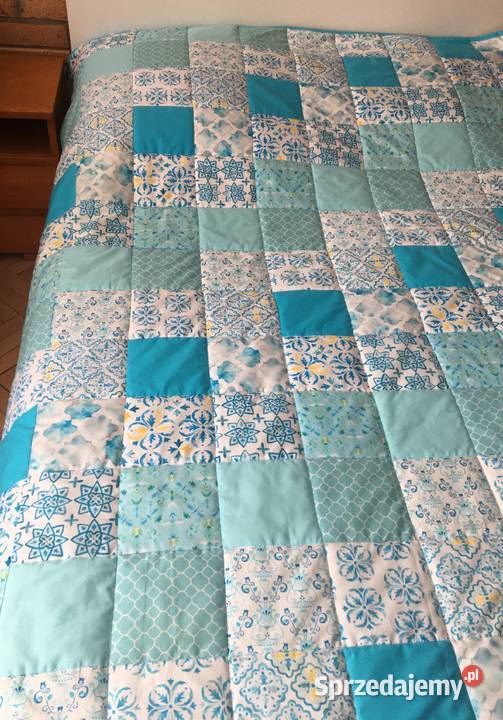 Narzuta patchwork 150205 Turkusowa arabeska Olsztyn