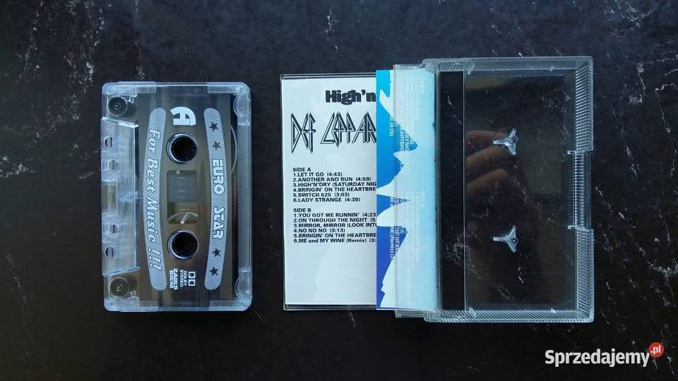Kaseta magnetofonowa Def Leppard HighnDry Wyd Siemiatycze sprzedam