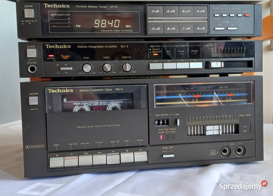 Mini wieża Technics Wzmacniacz SU3 tuner ST8 sprzedam