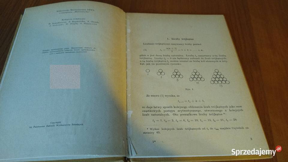 Liczby trójkątne Wacław Sierpiński Biblioteczka Gdańsk