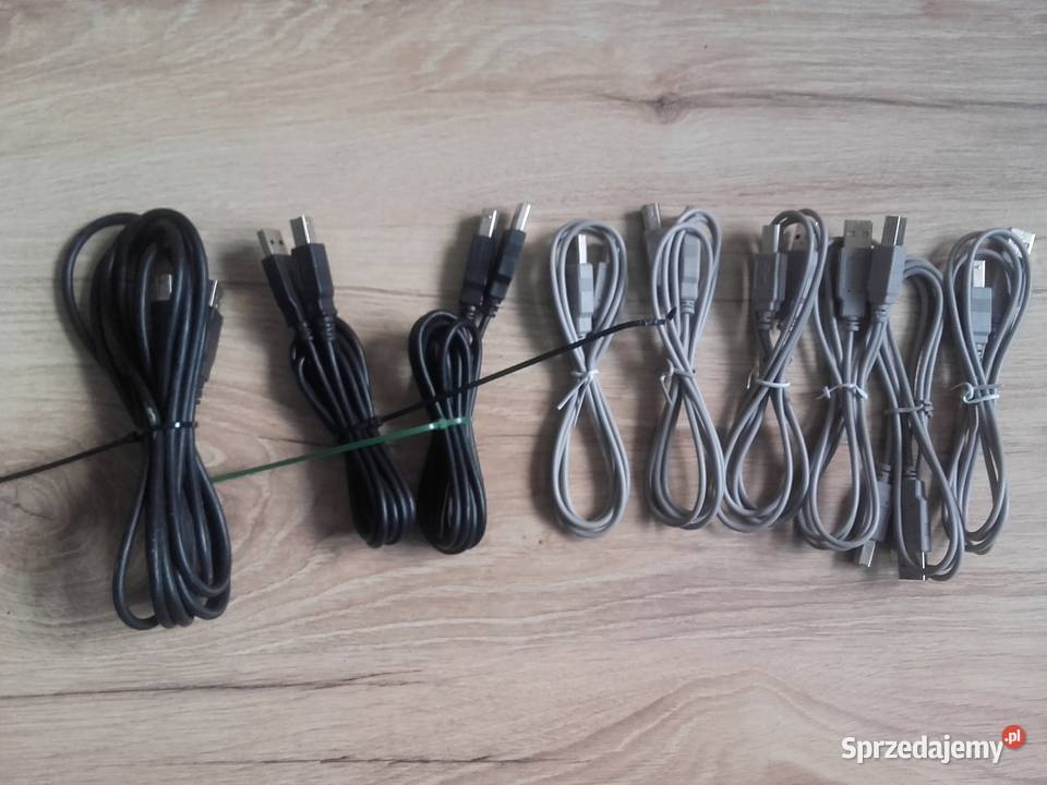 Kabel USB AB drukarka scaner itp 50 05m szary kable, taśmy, przedłużacze Bydgoszcz