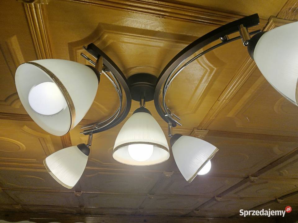 Lampa sufitowa 5kloszy małopolskie Andrychów