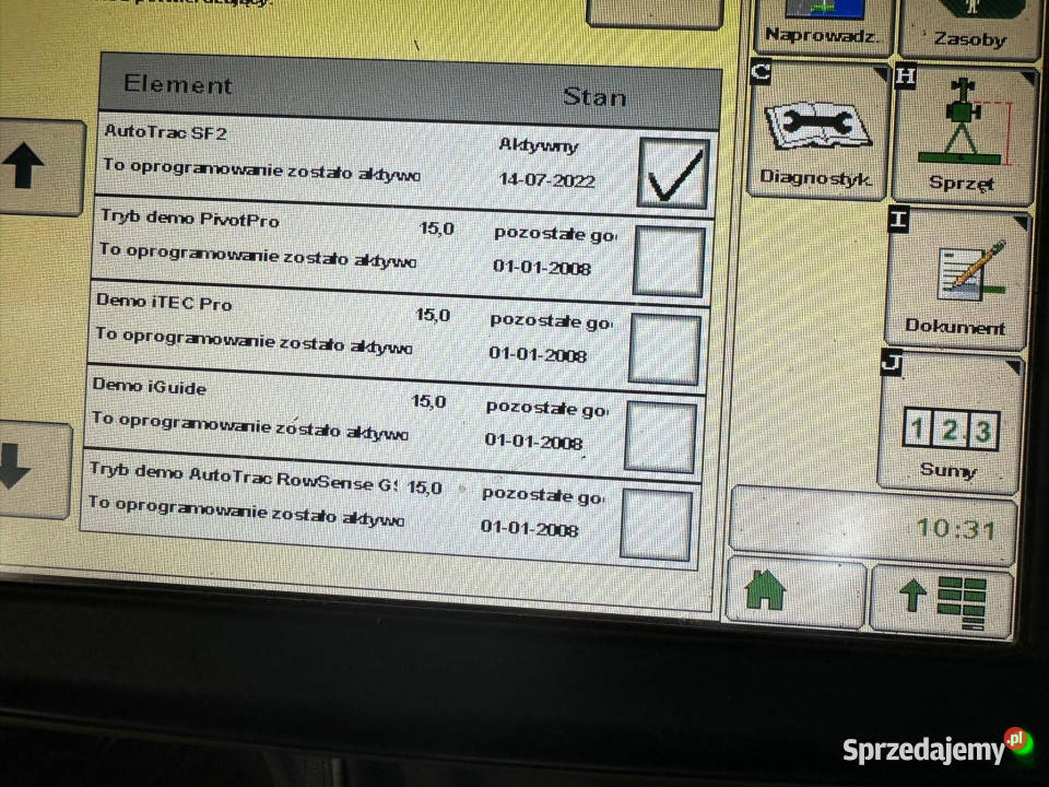 John Deere Greenstar 3 2630 Display terminal Jastrzębniki sprzedam