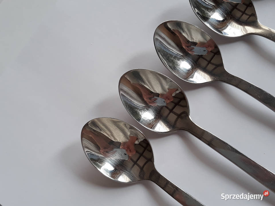 Łyżeczki do herbaty 2 RÓŻE Gerlach sztućce PRL śląskie Dąbrowa Górnicza