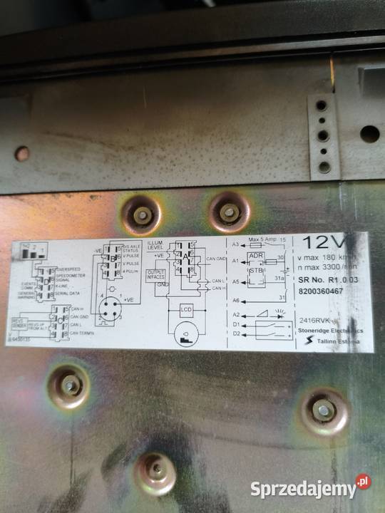 Tachograf analogowy szuflada Lutomiersk sprzedam