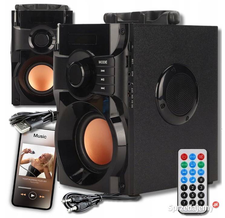 GŁOŚNIK BLUETOOTH przenośny FM Radio Białystok