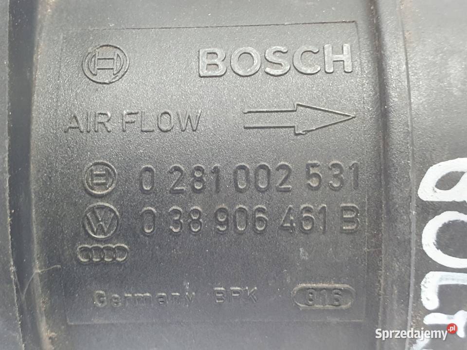 PRZEPŁYWOMIERZ POWIETRZA VW Golf IV 19 TDI osobowe Rudka