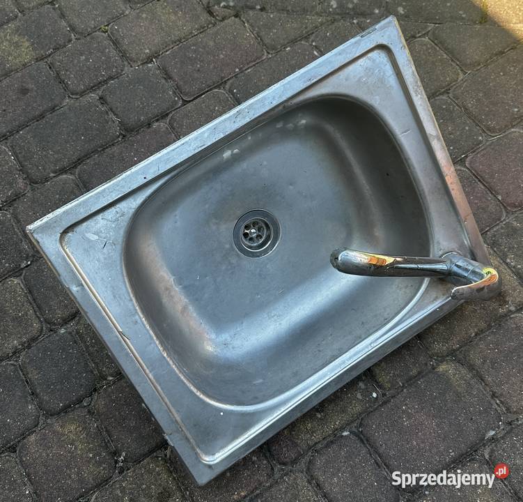 Dwa zlewozmywaki kuchenny stalowe jednokomorowe Stargard