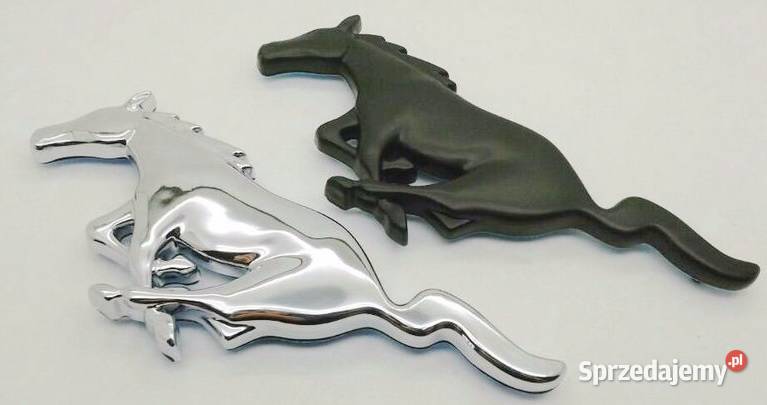 Nowy znaczek MUSTANG emblemat konik CZARNY Zamość sprzedam