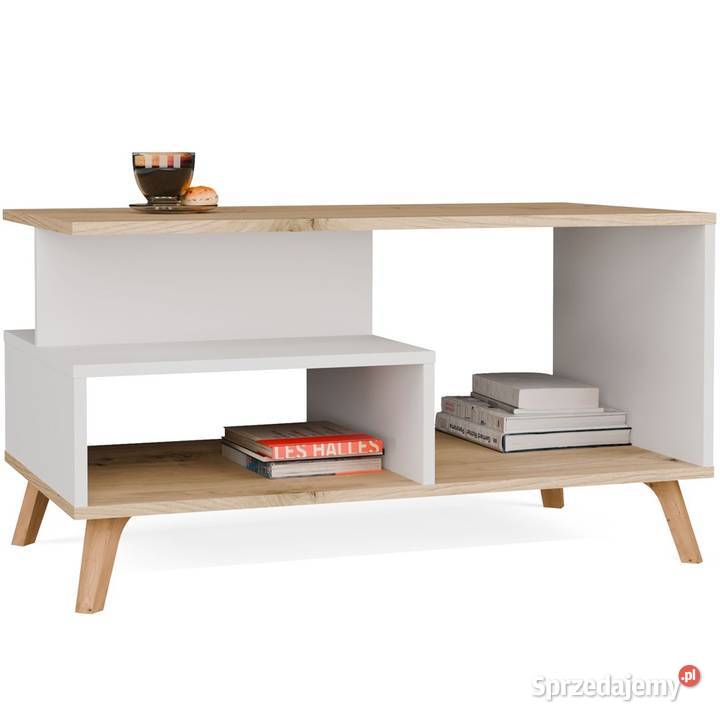 Stolik kawowy OLYMPO 1P BIAŁY DĄB ARTISAN 48cm sprzedam