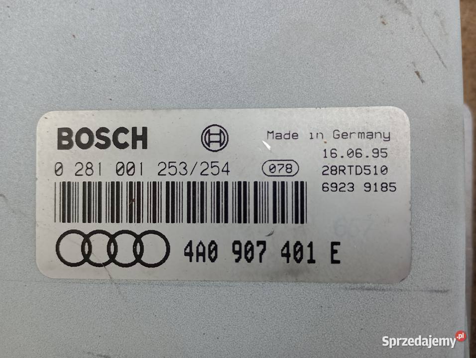 Sterownik silnika Audi A6 C4 25 TDI AAT lubelskie Sobieska Wola Pierwsza sprzedam