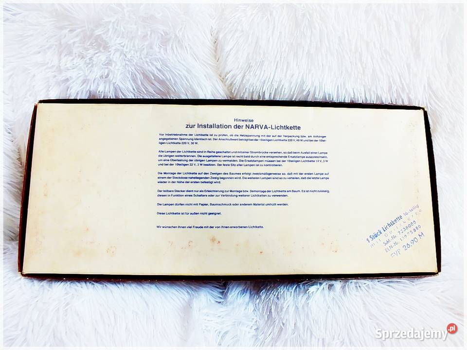 Kultowe lampki choinkowe Świeczki 16 z PRL w Żary