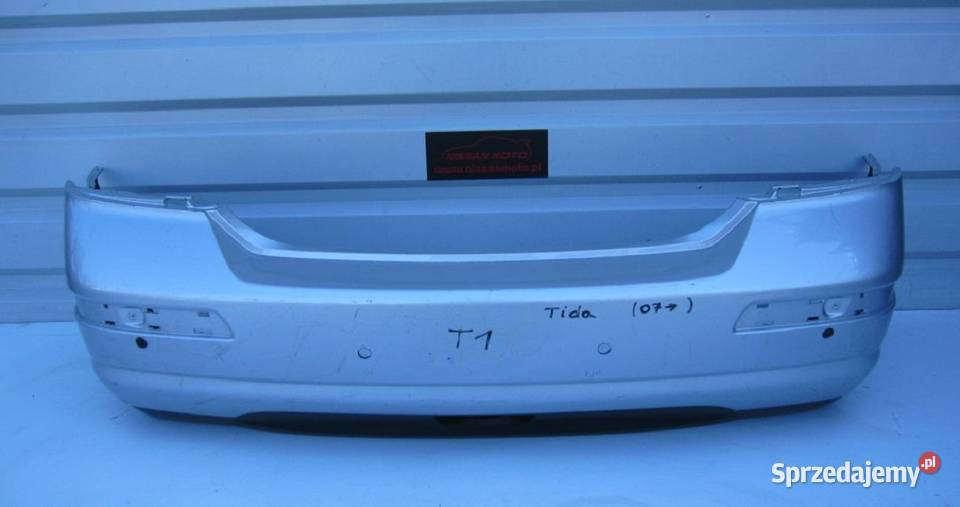 ZDERZAK TYŁ TYLNY NISSAN TIIDA SEDAN 0712 Części Nowy Tomyśl