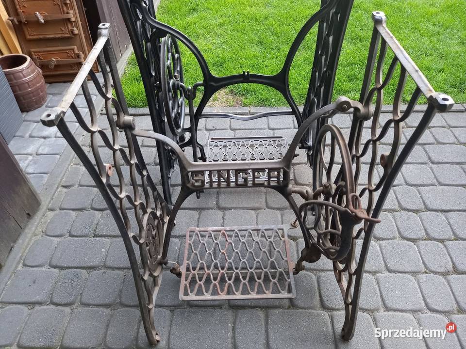 Stare nogi podstawy maszyny do szycia PRL Rawicz