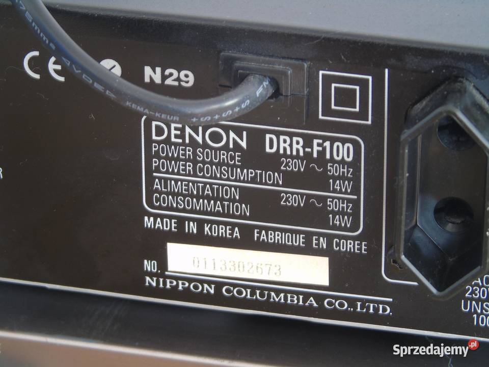 Magnetofon Denon DRRF100 ładny i sprawny WYSYŁKA Jasło