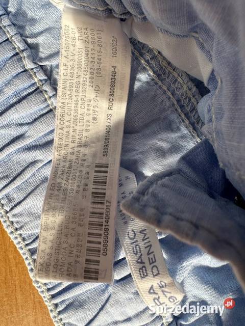 Spodenki damskie Zara 34 krótkie jeansowe z Częstochowa