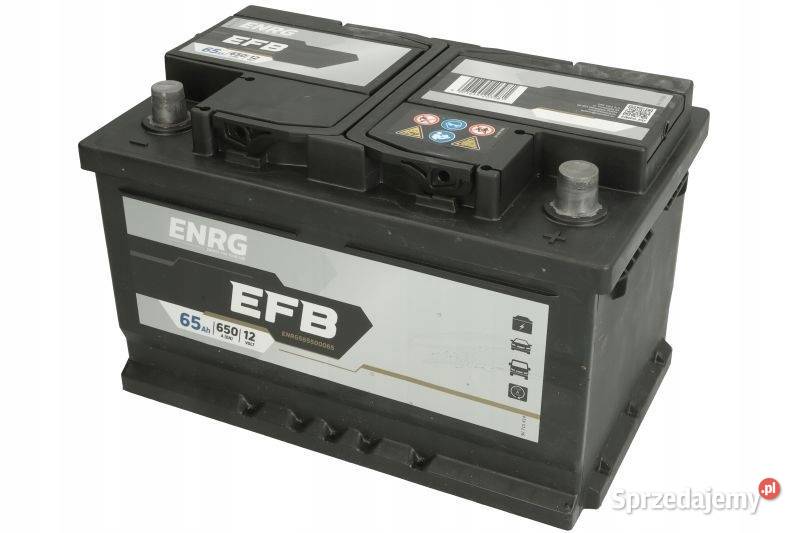 Akumulator ENRG 12V 65Ah 650A EFB P Jelcz-Laskowice