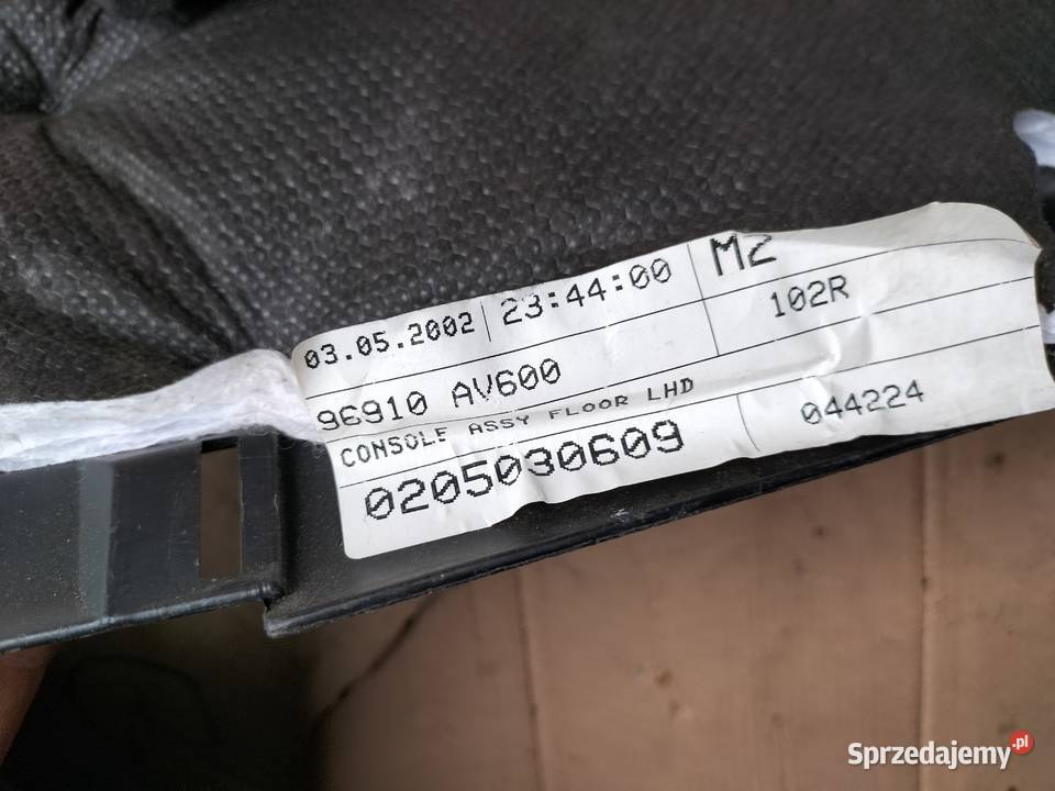 NISSAN PRIMERA P12 TUNEL ŚRODKOWY Kamień-Kolonia