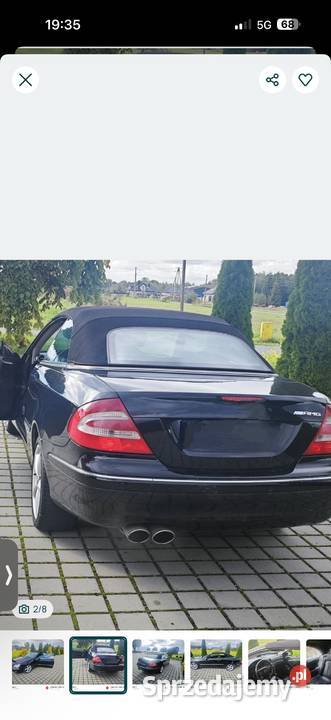 Mercedes clk W209 cabrio 26v6 LPG zamiana sprzedam