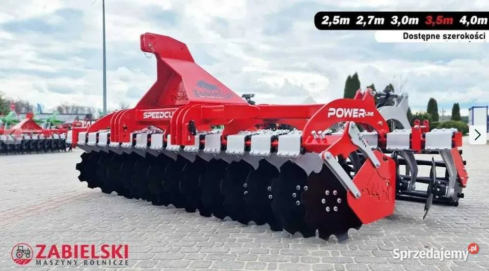 Brona talerzowa Agregat Zabiel 35 m dostawa RATY Warta Bolesławiecka