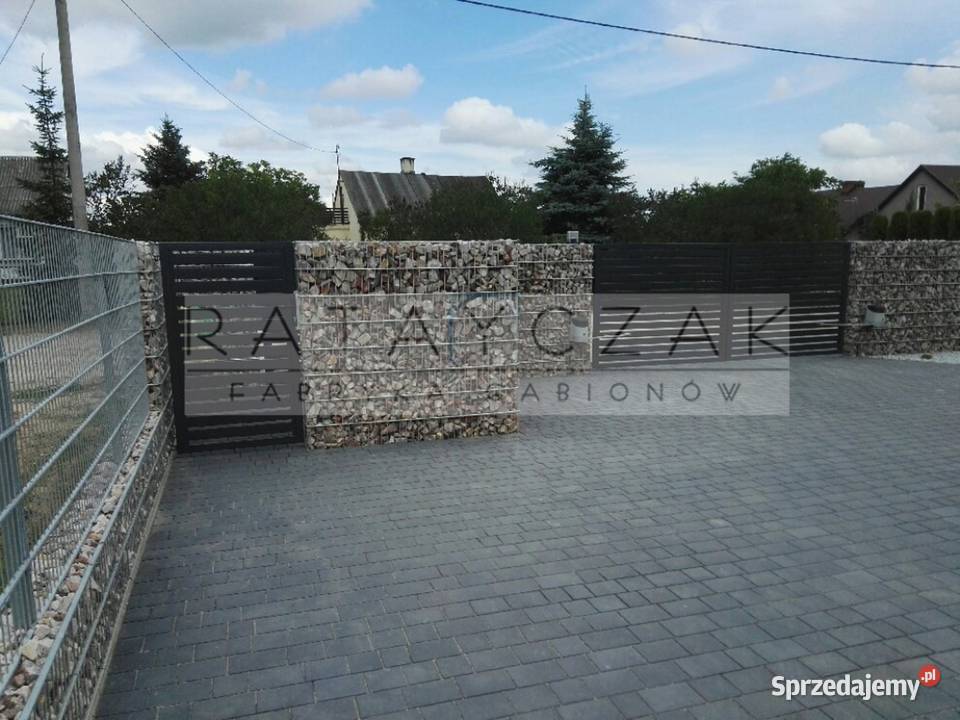 Gabion gabiony Ogrodzenie 180m Frontowe Kosze z kujawsko-pomorskie Gniewkowo