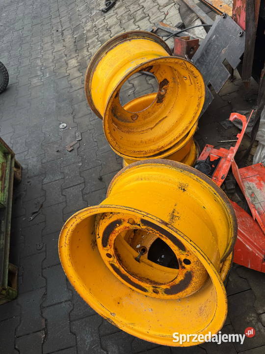 felga JCB 2CX felgi 4 Ładowarka JCB 2CX komplet nie Motoryzacja Działoszyn