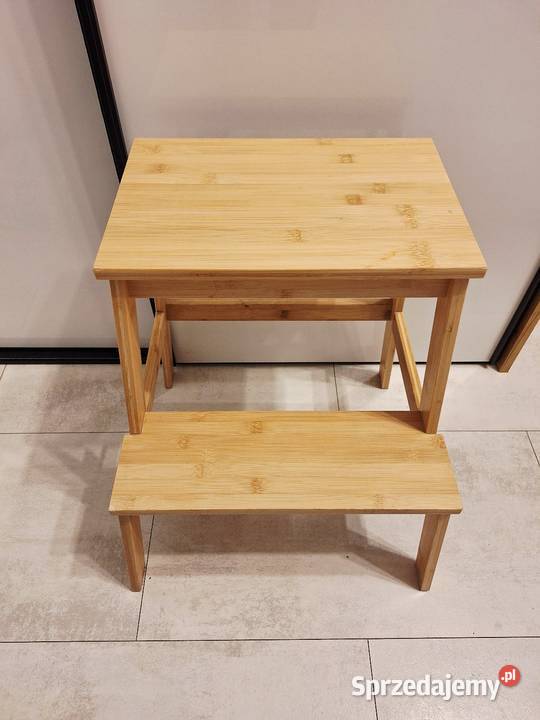 IKEA TENHULT Taboret bambus 43x40x50