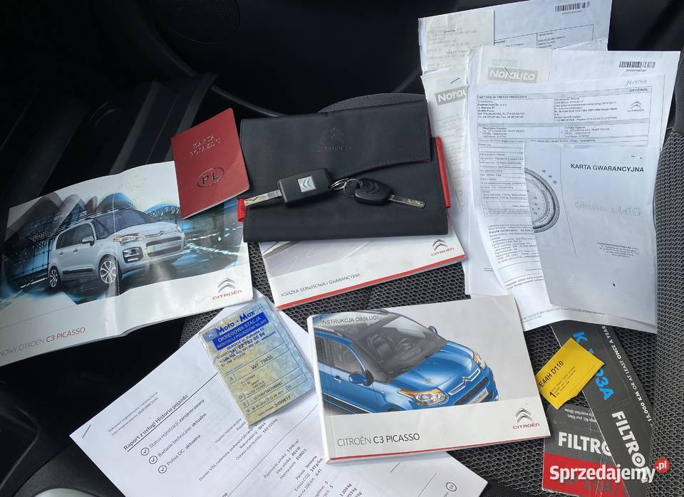 Citroen C3 Picasso 16 Benzyna Salon Polska Wieliszew