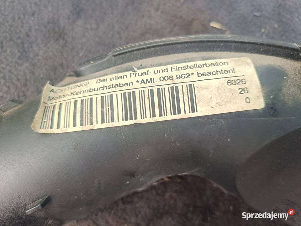 Rura Dolotu Powietrza 078 133 356 S Audi A4 B5 Węże chłodnicy Myszków sprzedam