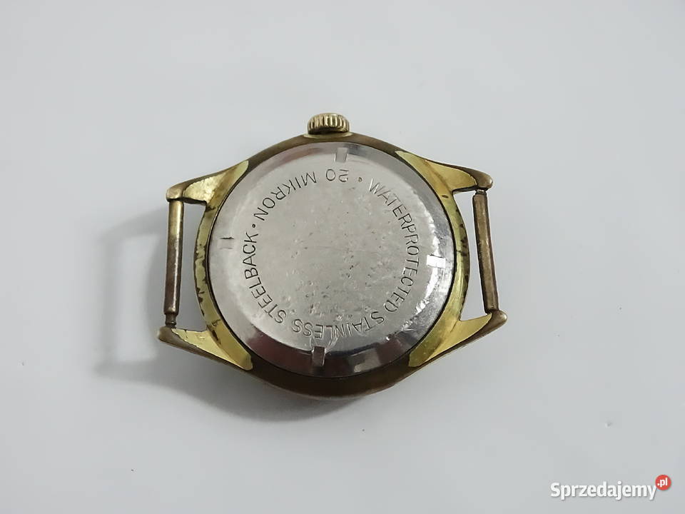 Vintage Osco Parat 17 Jewels Pozłacany 20 Zegarki i Biżuteria Biłgoraj sprzedam
