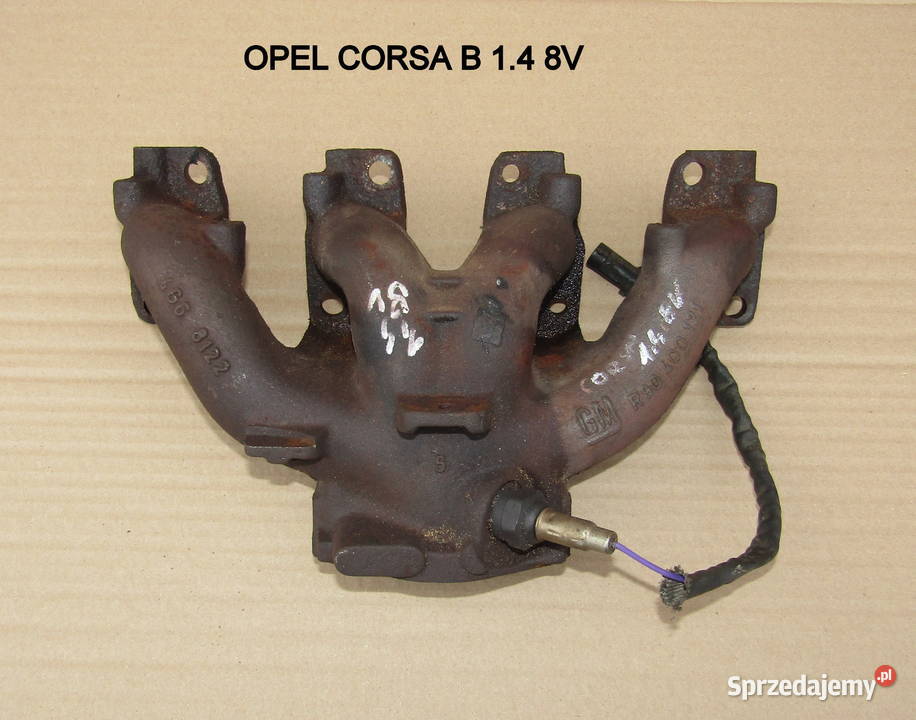 KOLEKTOR WYDECHOWY OPEL CORSA B 14 8V R90400121 Mysłaków sprzedam