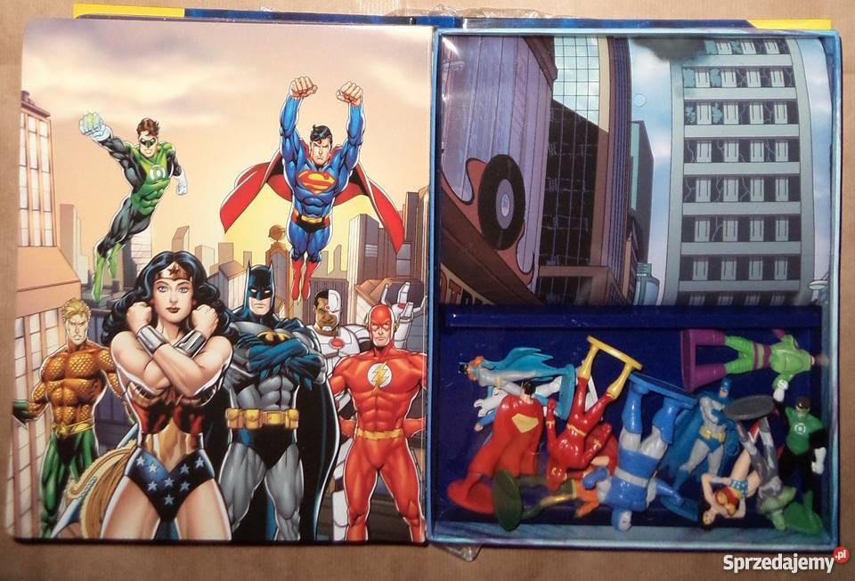 Komiksy i 12 figurek DC JUSTICE LEAGUE Batman Rzeszów sprzedam