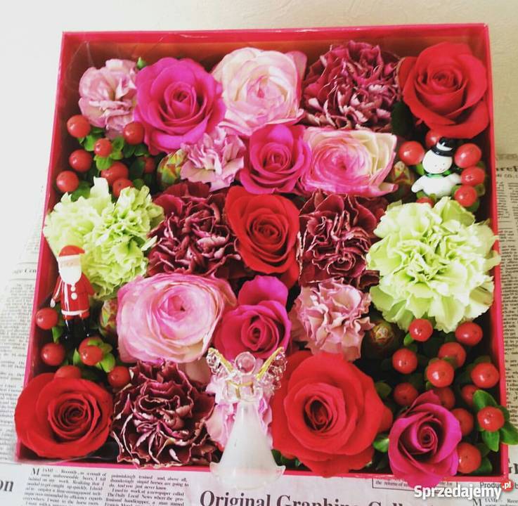 Flower BOX Pudełko z kwiatami Świetny