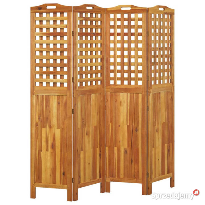 Parawan 4panelowy 162x2x180 lite drewno akacjowe Warszawa