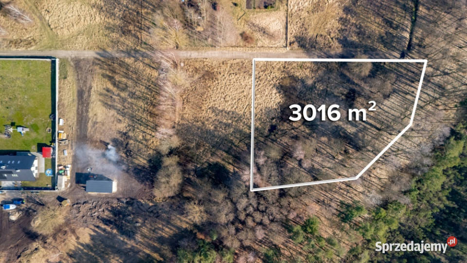 Działka pod lasem z wydanymi warunkami 120 m2 zachodniopomorskie