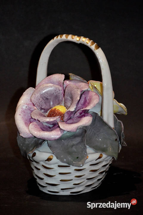 Porcelana Roceram aranżacja kwiatowa kosz Geta Środa Wielkopolska