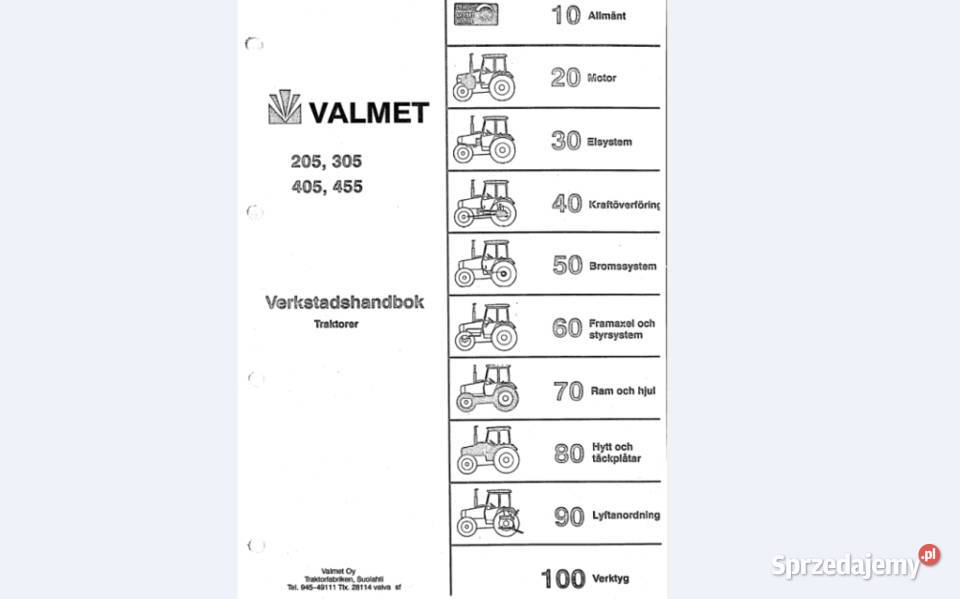 Valmet 565 2005 2105 205 305 405 455 instrukcja Pozostałe sprzedam