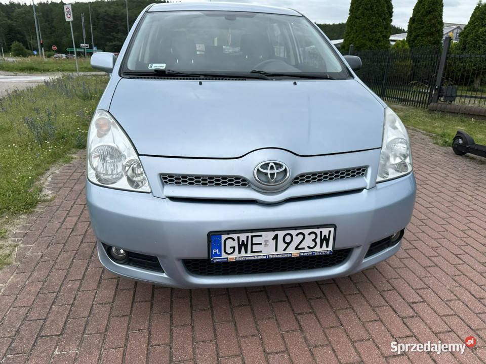 Toyota Corolla Verso Świeży olej filtry hamulce Wejherowo