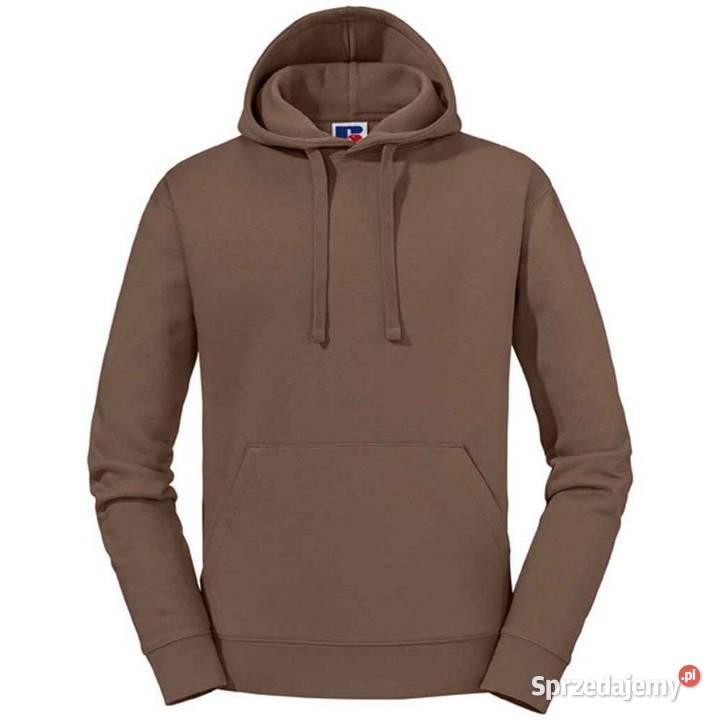 Bluza z kapturem kangurka kolor jasny brąz Warszawa