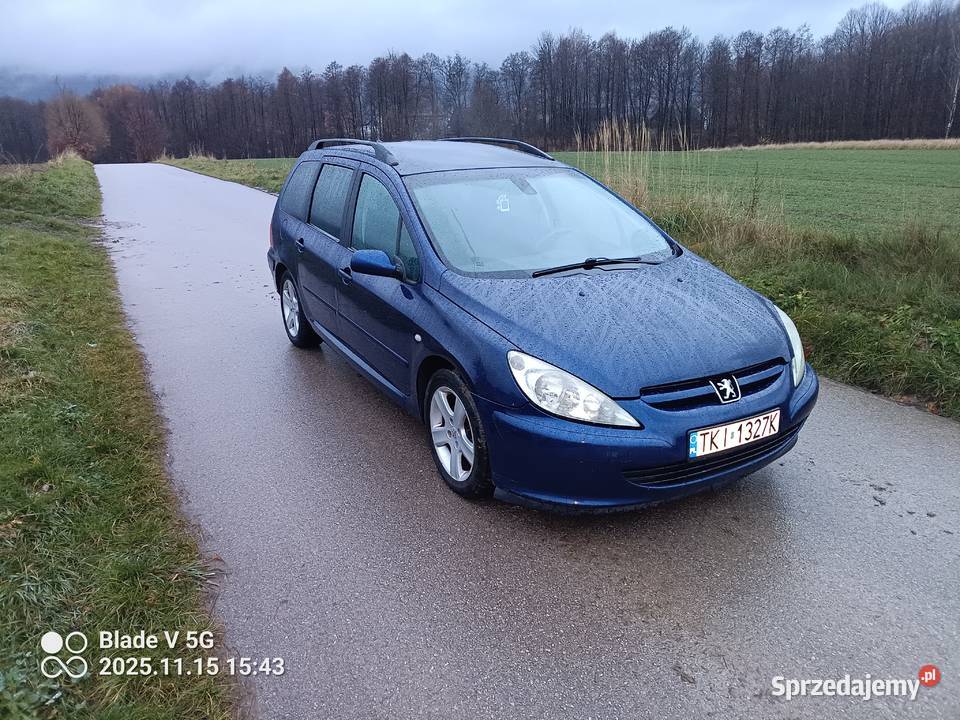 Peugeot 307 20 BG 2002r świętokrzyskie Jeziorko