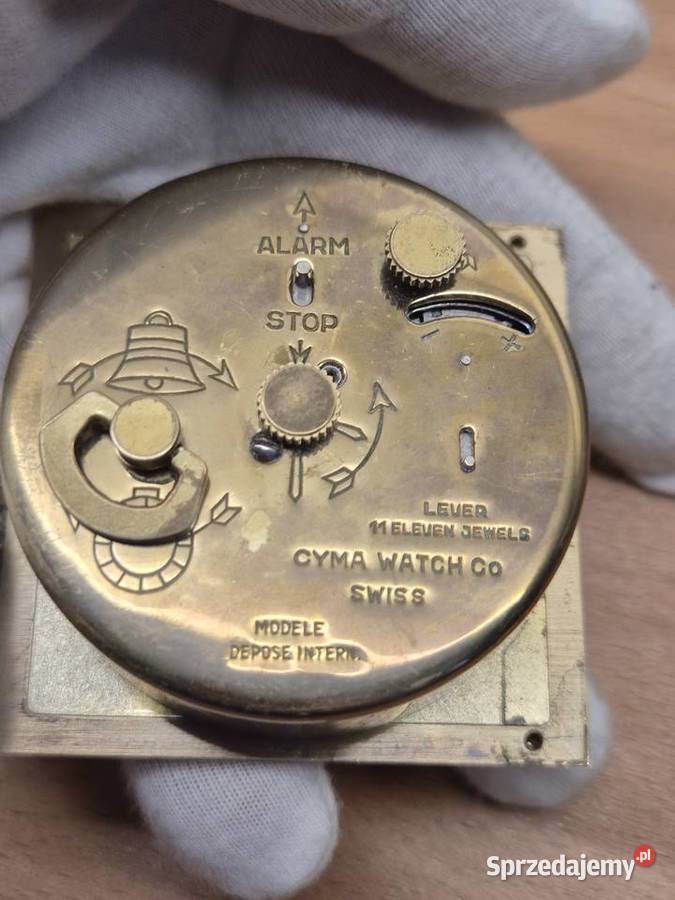 Stary podróżny budzik Cyma AMIC śląskie Chorzów