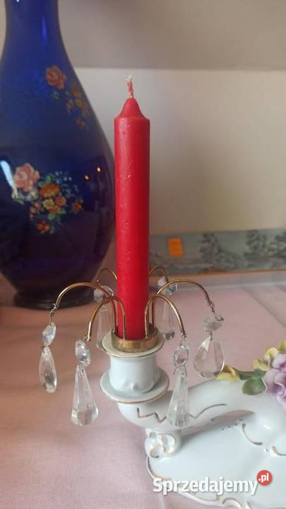 Ozdobnik kryształowy na świece Profitka Gdańsk