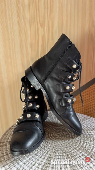 Skórzane buty Zara Zara Rybnik sprzedam