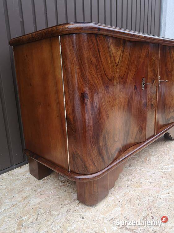 Komoda ARTDECO RTV Niska 120 Orzech Zgrabna