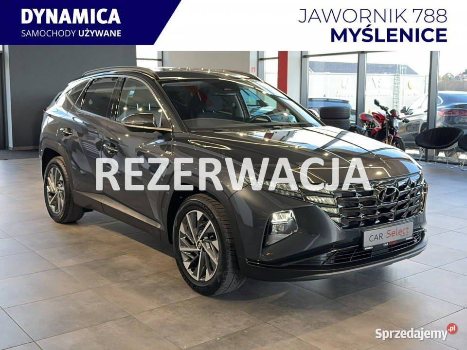 Hyundai Tucson 16TGDI 48V 150 DCT 2023 r salon I kamera cofania małopolskie Myślenice